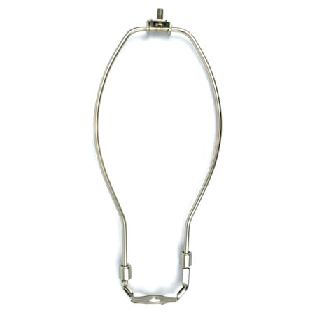 Jandorf Harp, 10", Brushed Pewter Lamp Harp C60125